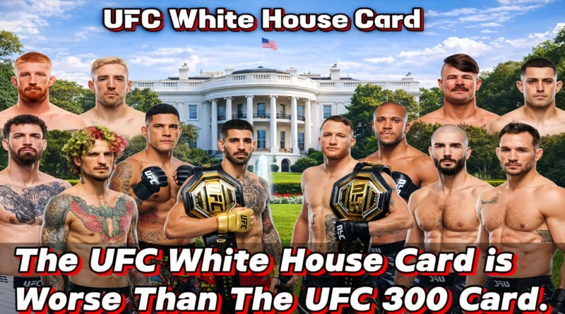 UFC White House Card.ilia Toporia Vs Justin Gaethje, Alex Pereira Vs Ciryl Gane.